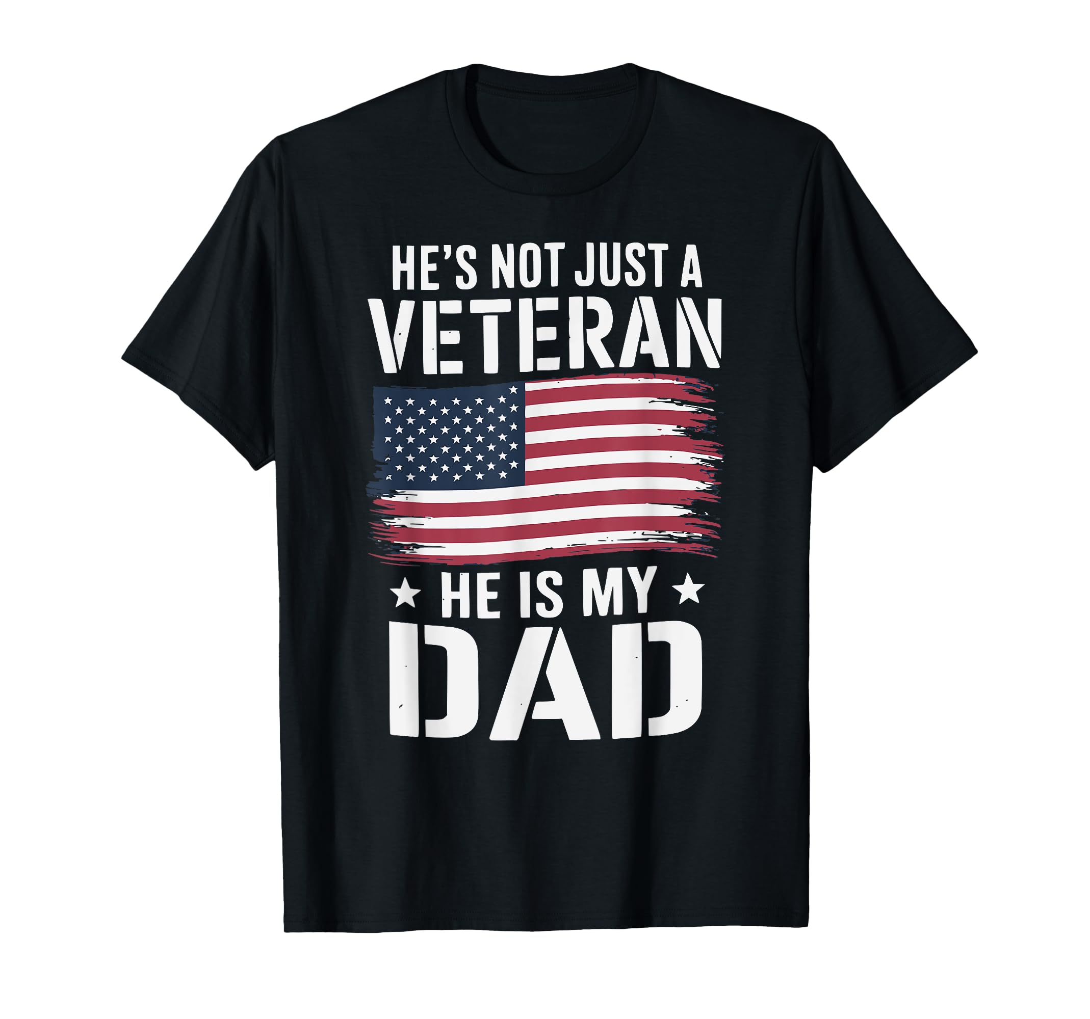 Patriotic American Flag Hes Not Just T-Shirt - Aesthetic Graphic Men Women - T-Shirt, Sweatshirt, Hoodie