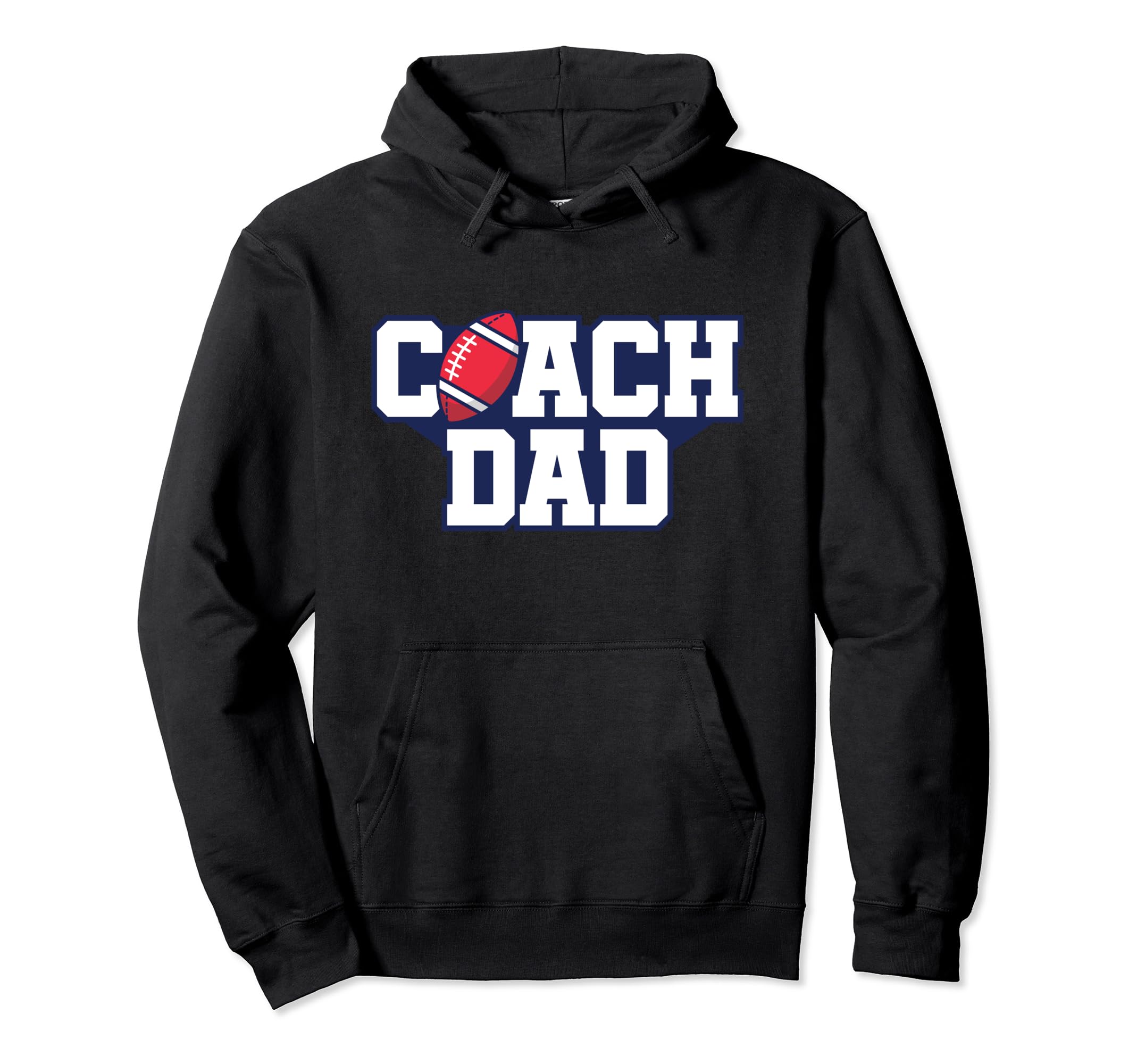 Football Coach Dad Gift Hoodie - Novelty Apparel Unisex - T-Shirt, Sweatshirt, Hoodie