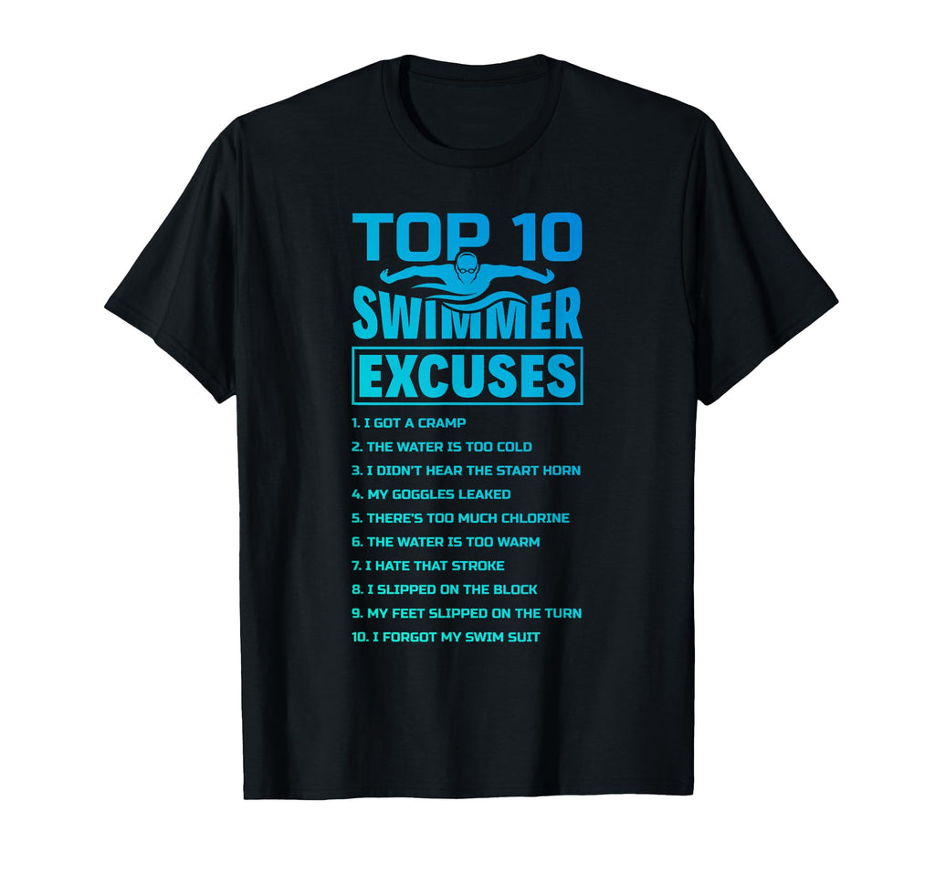 Pool Swimmer Excuses Butterfly T-Shirt - Streetwear Style for Adults - T-Shirt, Sweatshirt, Hoodie