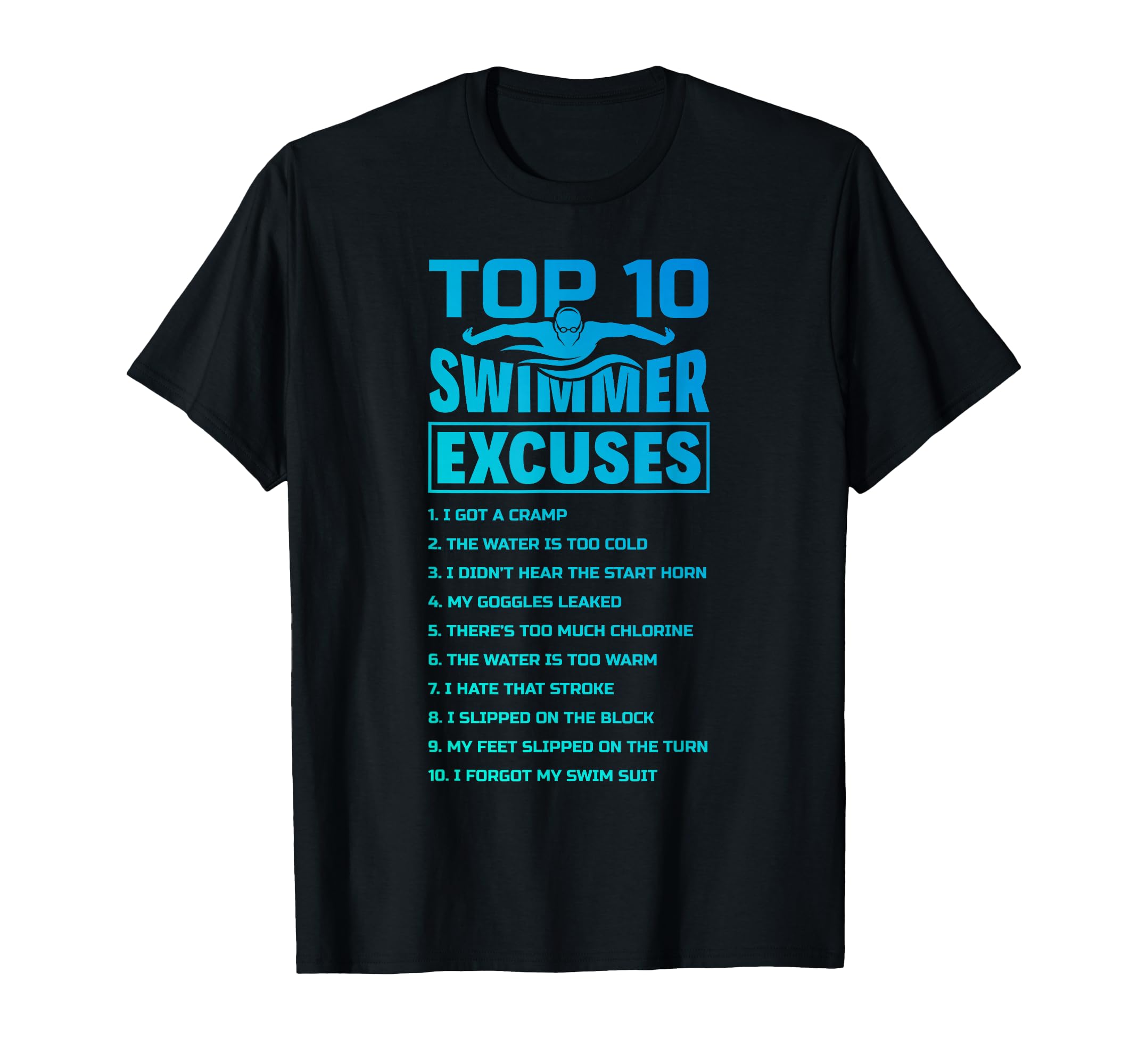 Pool Swimmer Excuses Butterfly T-Shirt - Streetwear Style for Adults - T-Shirt, Sweatshirt, Hoodie