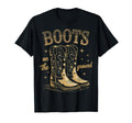 Cowgirl Boots Ground Western Boot T-Shirt - Custom Art Print for Adults - T-Shirt, Sweatshirt, Hoodie