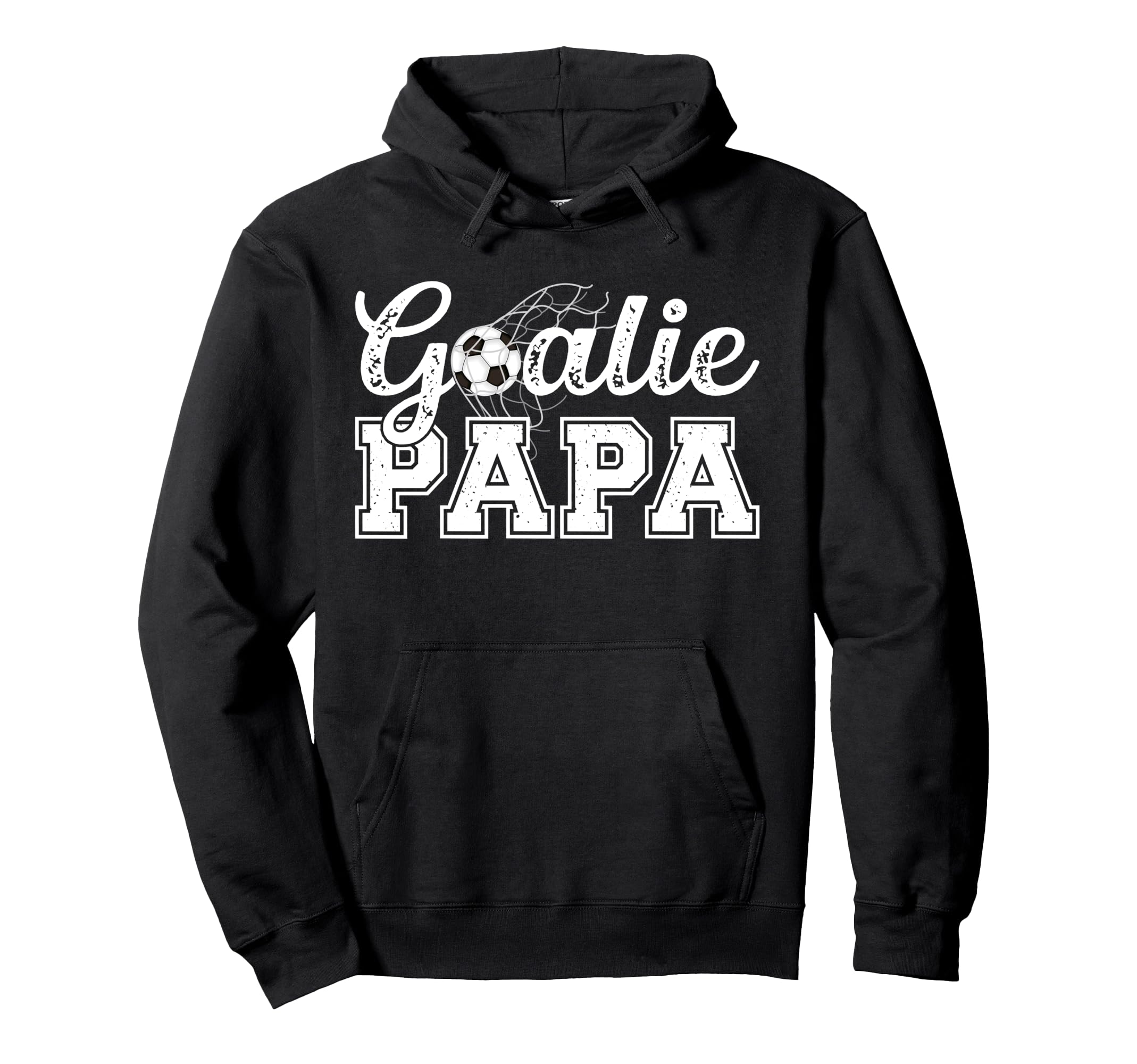 Soccer Goalie Papa Soccer Goalkeeper Hoodie - Aesthetic Graphic Unisex - T-Shirt, Sweatshirt, Hoodie