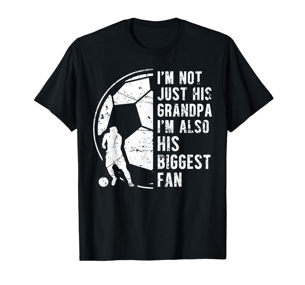 Biggest Fan Soccer Grandpa Soccer T-Shirt - Trendy Graphic Men Women - T-Shirt, Sweatshirt, Hoodie