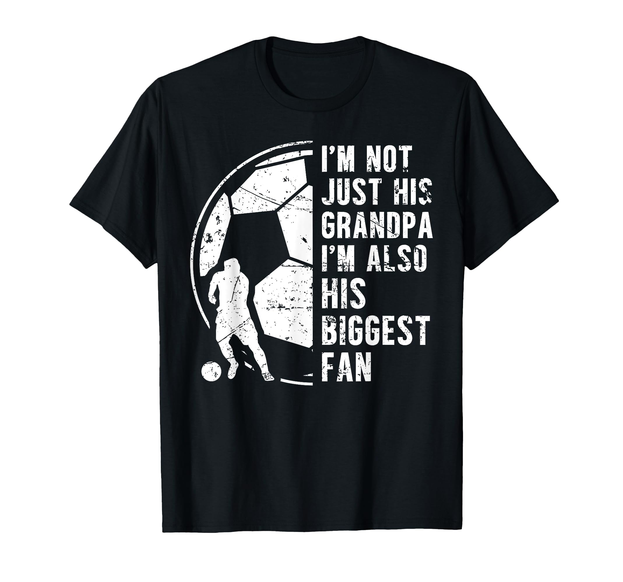 Biggest Fan Soccer Grandpa Soccer T-Shirt - Trendy Graphic Men Women - T-Shirt, Sweatshirt, Hoodie