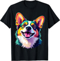 Colorful Corgi Pop Art Dog - Adult & Kids T-Shirts, Sweatshirts & Hoodies apparel design preview 1