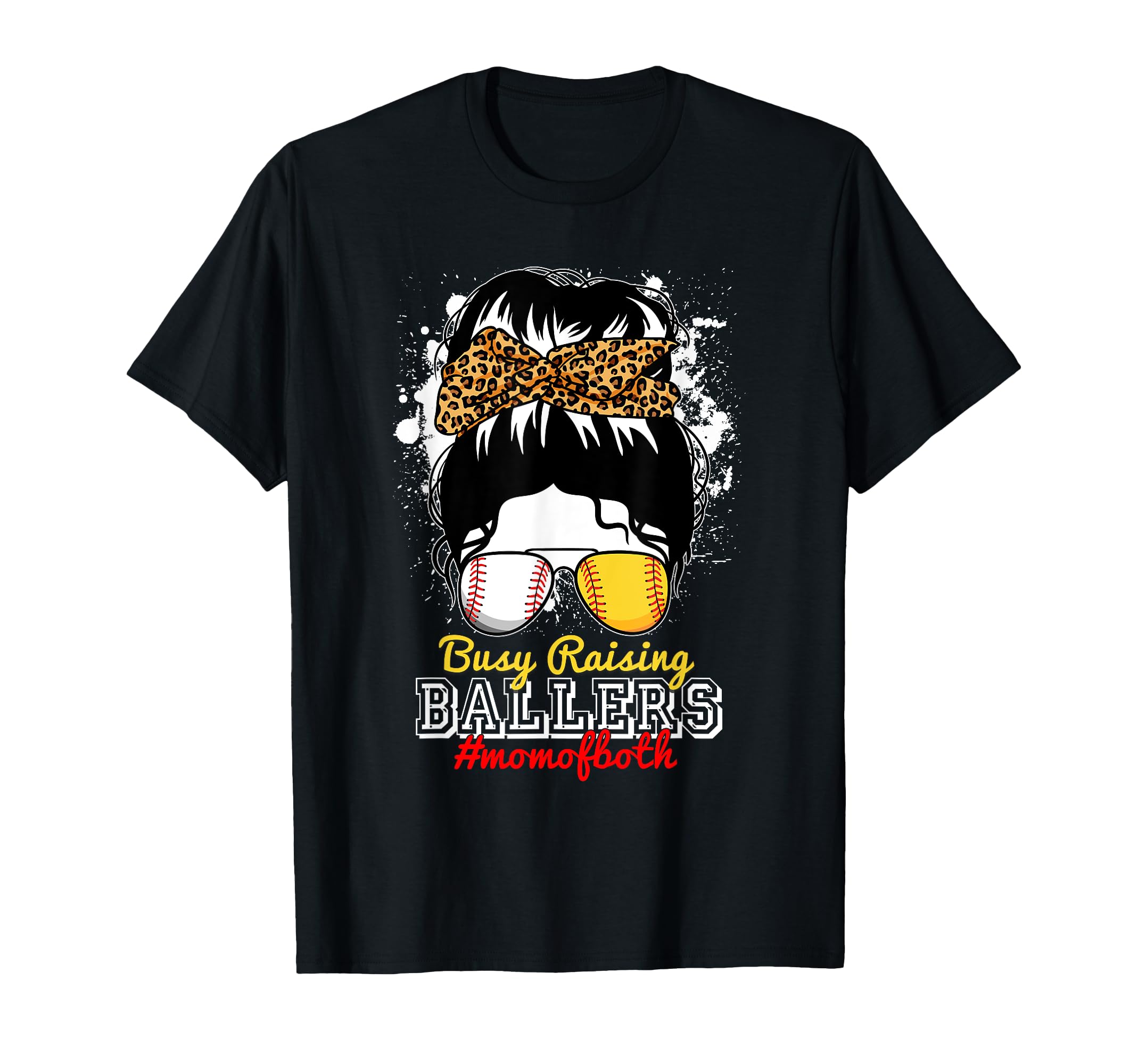 Busy Raising Ballers Baseball T-Shirt - Casual Everyday Wear Unisex - T-Shirt, Sweatshirt, Hoodie