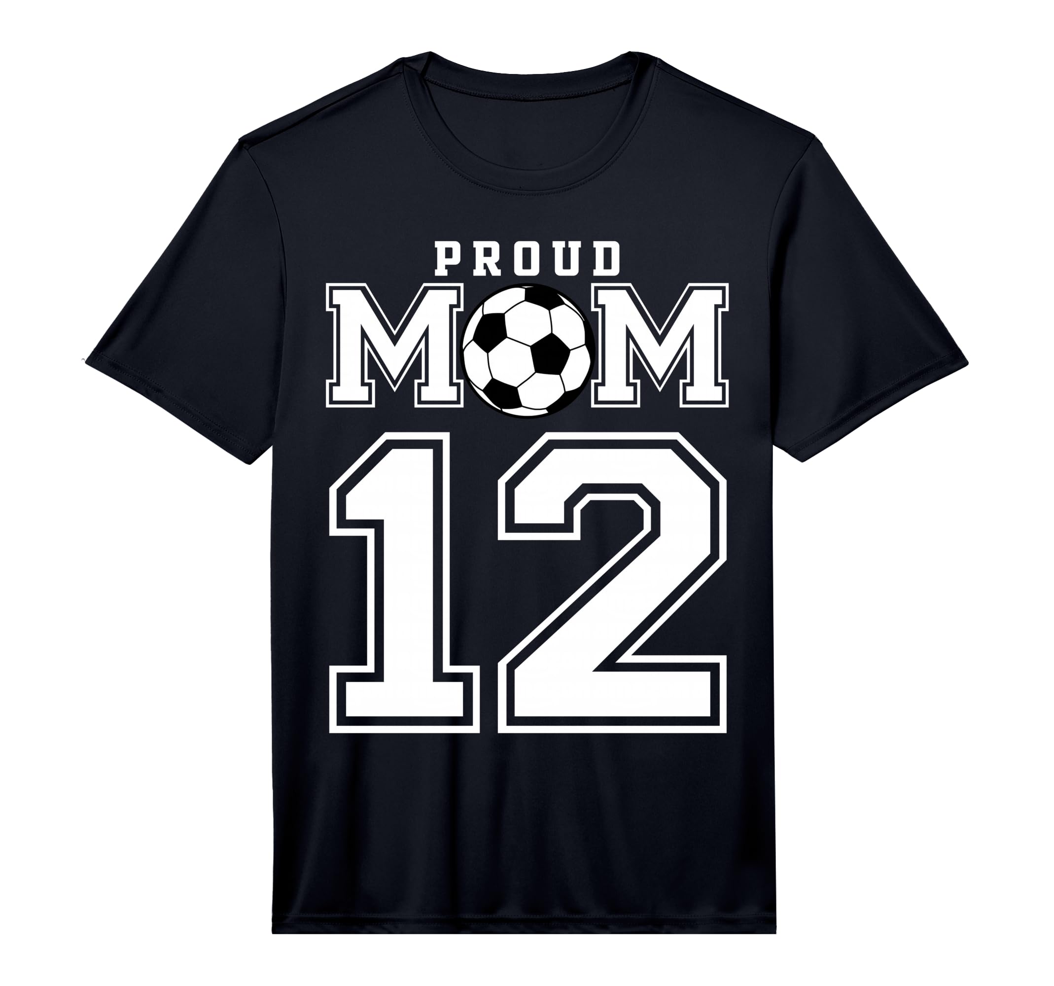 Number 12 Custom Proud Soccer T-Shirt - Casual Everyday Wear for Adults - T-Shirt, Sweatshirt, Hoodie