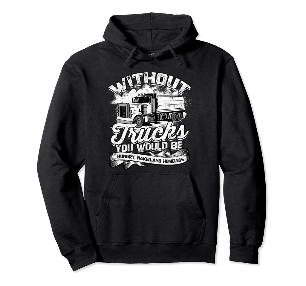 Truck Driver Dad Big Rig Semi Trailer Hoodie - Trendy Graphic for Adults - T-Shirt, Sweatshirt, Hoodie