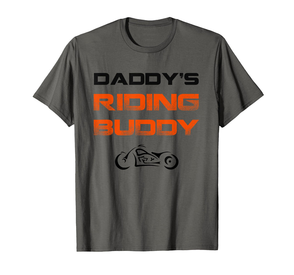 Daddys Riding Buddy Daughter Son T-Shirt - Custom Art Print Unisex - T-Shirt, Sweatshirt, Hoodie
