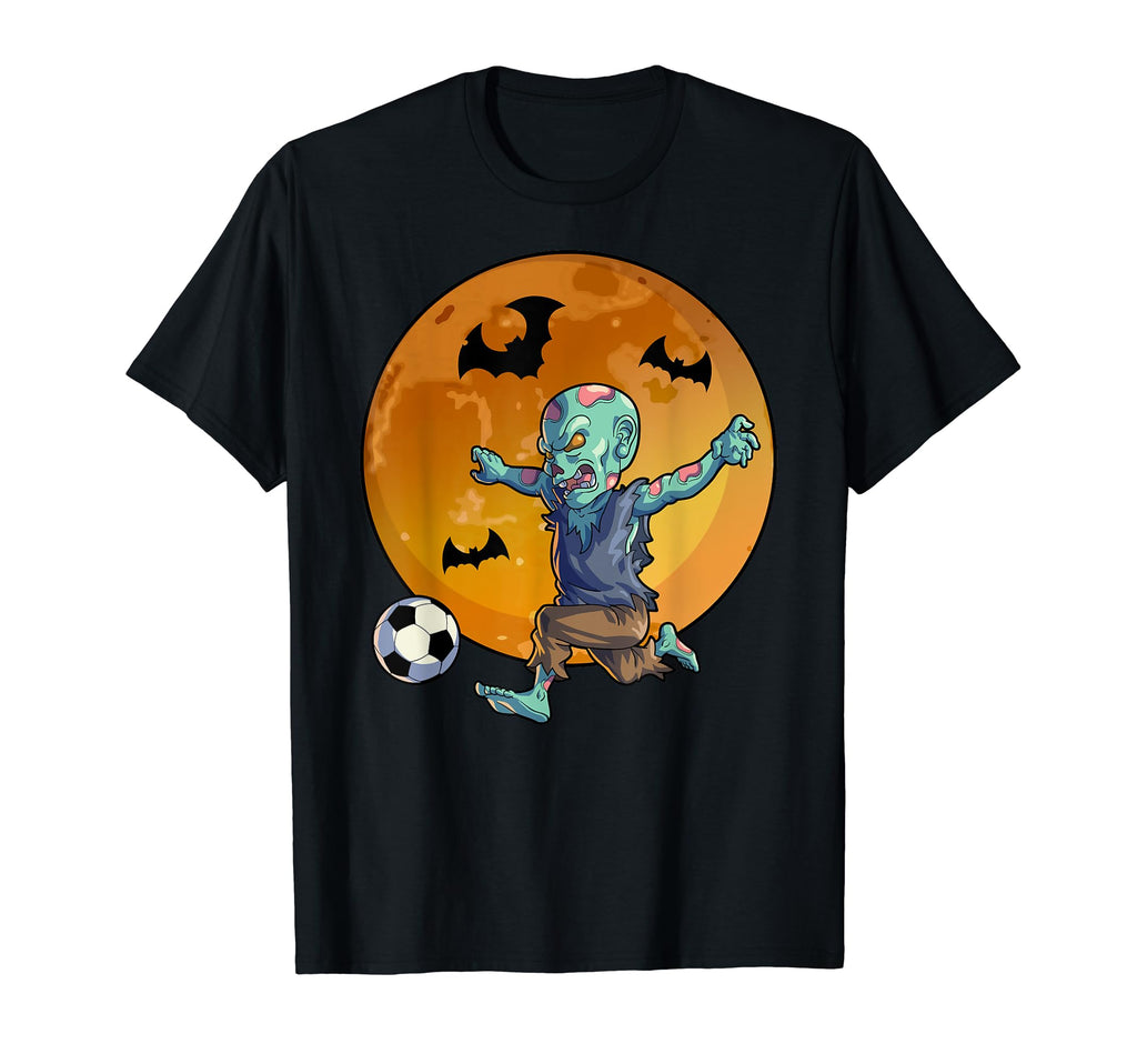 Soccer Zombie Halloween Soccer T-Shirt - Fun Novelty Design Men Women - T-Shirt, Sweatshirt, Hoodie