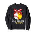 Busy Raising Ballers Baseball Softball T-Shirt - Custom Art Print Unisex - T-Shirt, Sweatshirt, Hoodie
