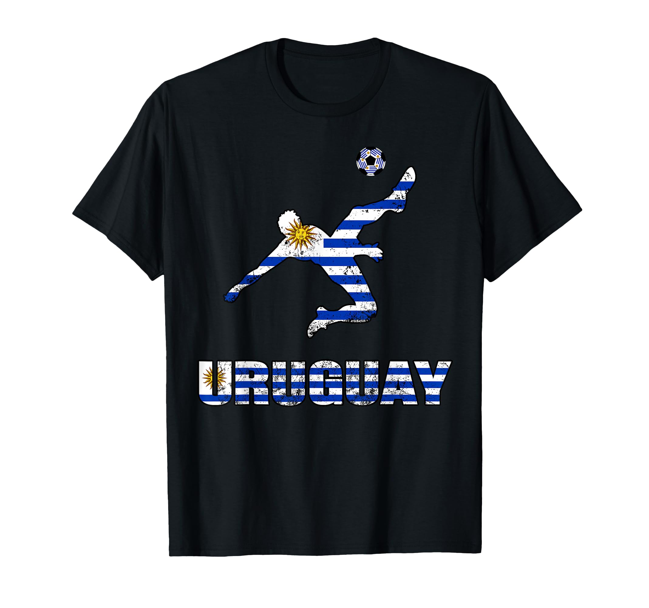 Uruguay Football Soccer Game Player Fan T-Shirt - Graphic Print Men Women - T-Shirt, Sweatshirt, Hoodie