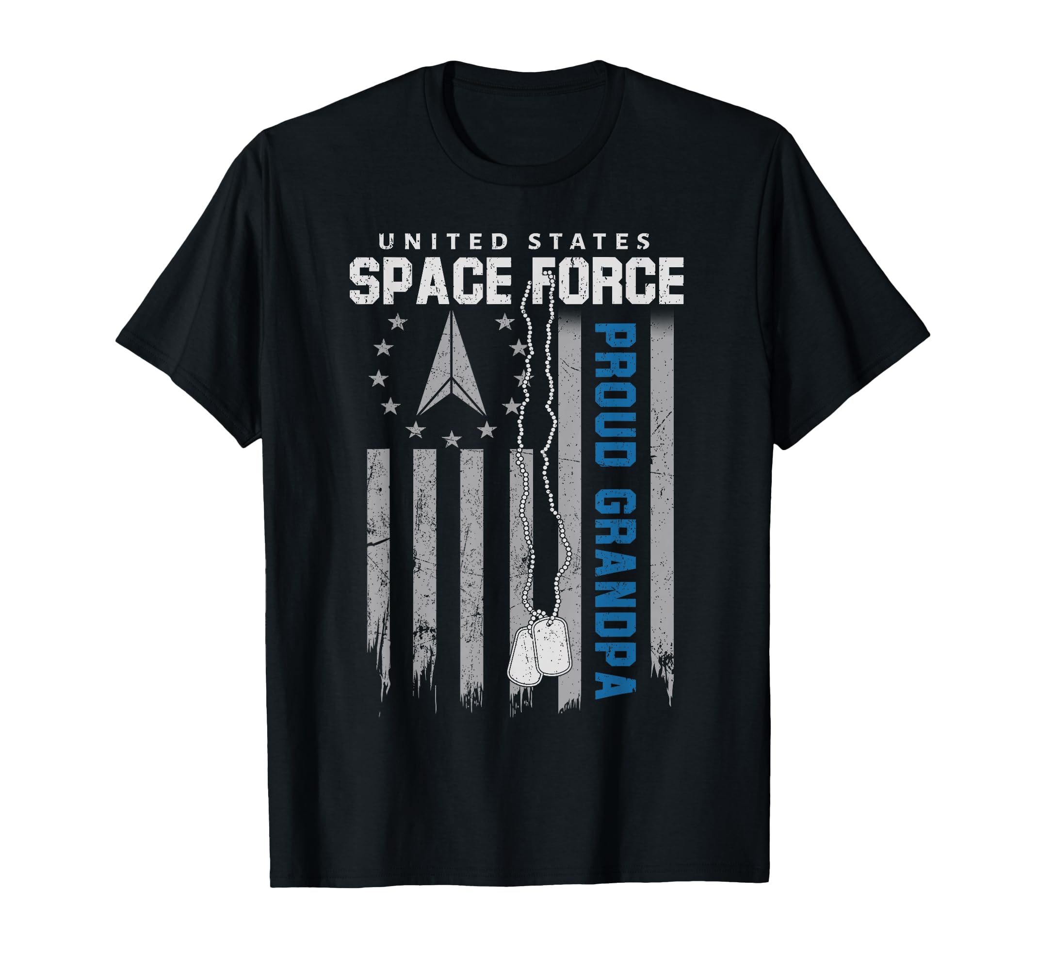 Proud Us Space Force Grandpa Flag Usa T-Shirt - Graphic Print Unisex - T-Shirt, Sweatshirt, Hoodie