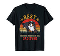 Best Dog Bernese Mountain Dad Ever T-Shirt - Minimalist Print Unisex - T-Shirt, Sweatshirt, Hoodie