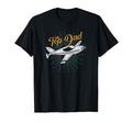 Dad Fathers Day Airplane Pilot Or T-Shirt - Aesthetic Graphic Unisex - T-Shirt, Sweatshirt, Hoodie
