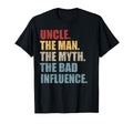 Fun Uncle Myth Bad Influence Funny T-Shirt - Custom Art Print Unisex - T-Shirt, Sweatshirt, Hoodie