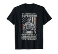 Proud Submarine Veteran Dad Flag T-Shirt - Fun Novelty Design for Adults - T-Shirt, Sweatshirt, Hoodie