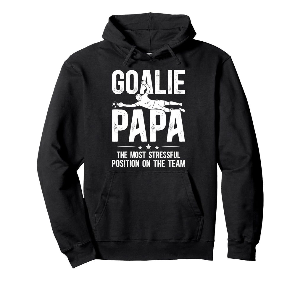 Soccer Goalie Papa Definition Soccer Hoodie - Graphic Print Men Women - T-Shirt, Sweatshirt, Hoodie
