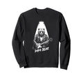 Papa Rockstar Bear W Guitar Funny Sweatshirt - Novelty Apparel Unisex - T-Shirt, Sweatshirt, Hoodie