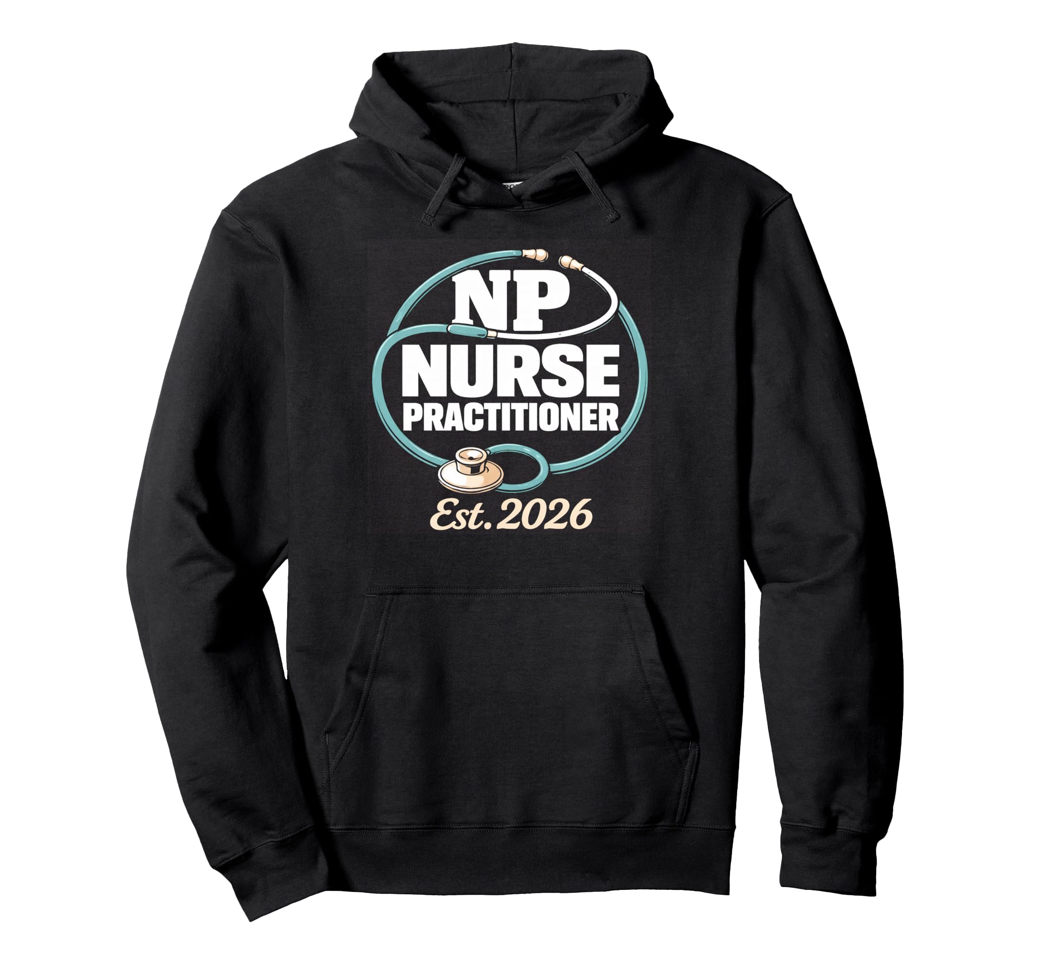 Nurse Stethoscope Graduation Graduate Np Hoodie - Novelty Apparel Unisex - T-Shirt, Sweatshirt, Hoodie