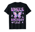 Uncle Birthday Butterfly Family T-Shirt - Aesthetic Graphic for Adults - T-Shirt, Sweatshirt, Hoodie