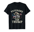 Veterans Trump 2024 American Flag T-Shirt - Trendy Graphic Men Women - T-Shirt, Sweatshirt, Hoodie