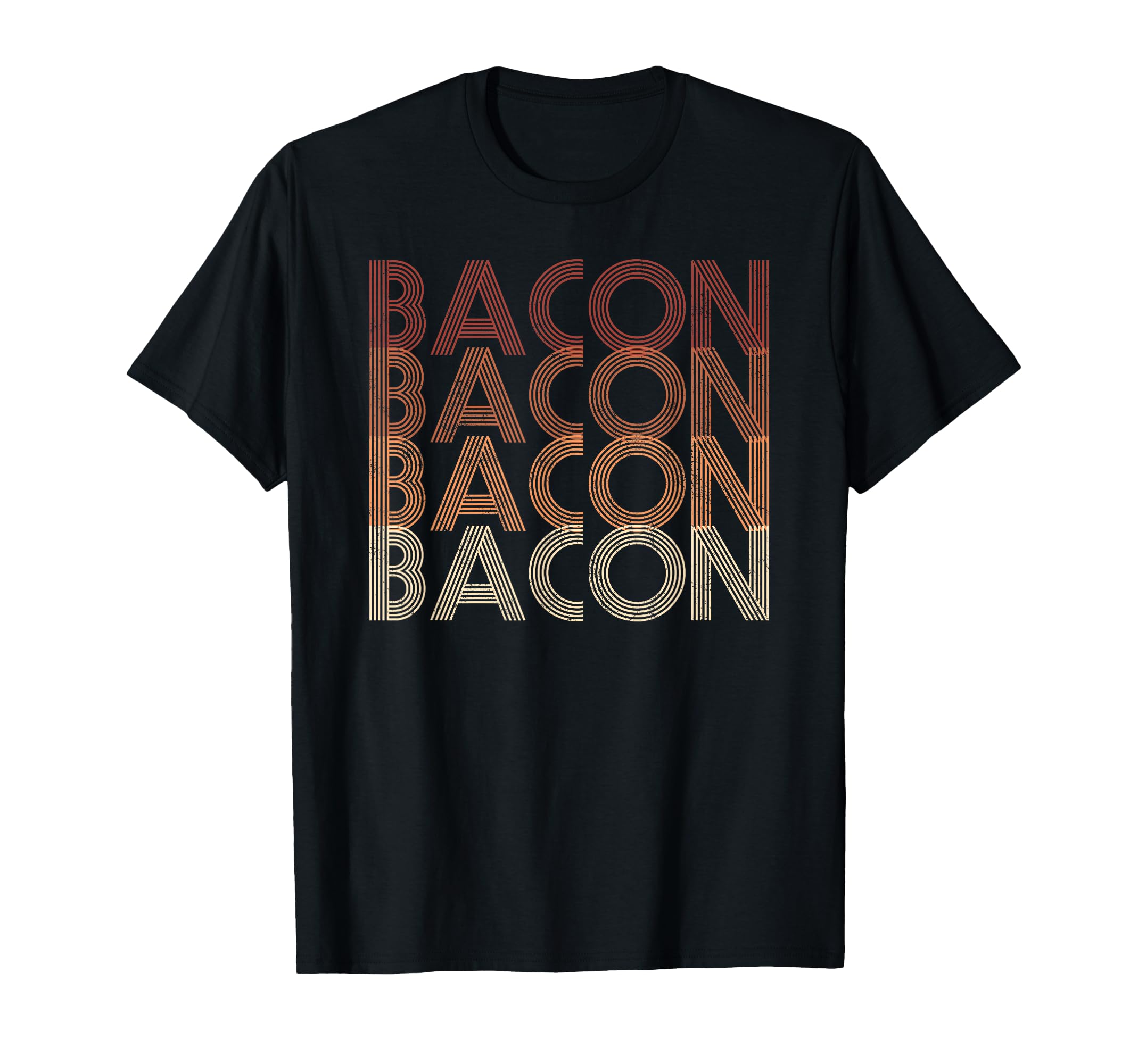 70S Bacon T-Shirt - Custom Art Print Unisex - T-Shirt, Sweatshirt, Hoodie