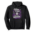 Soccer Mother Just Mom Who Loves Soccer Hoodie - Graphic Print Men Women - T-Shirt, Sweatshirt, Hoodie