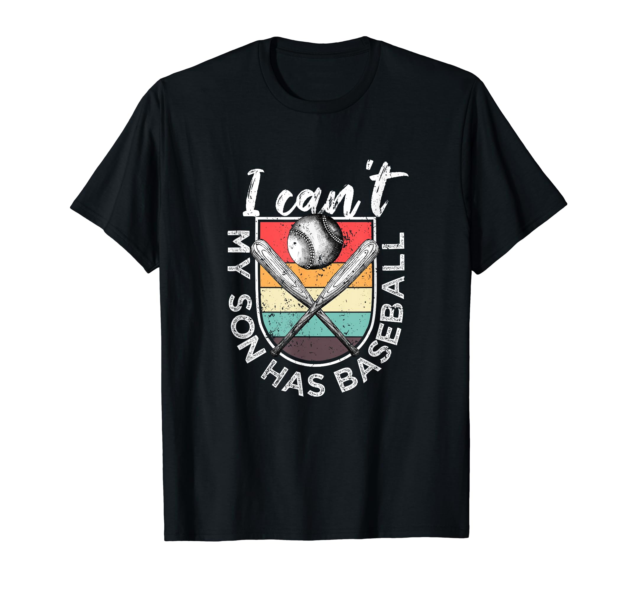 I Cant My Son Has Baseball Player Family T-Shirt - Custom Art Print Unisex - T-Shirt, Sweatshirt, Hoodie