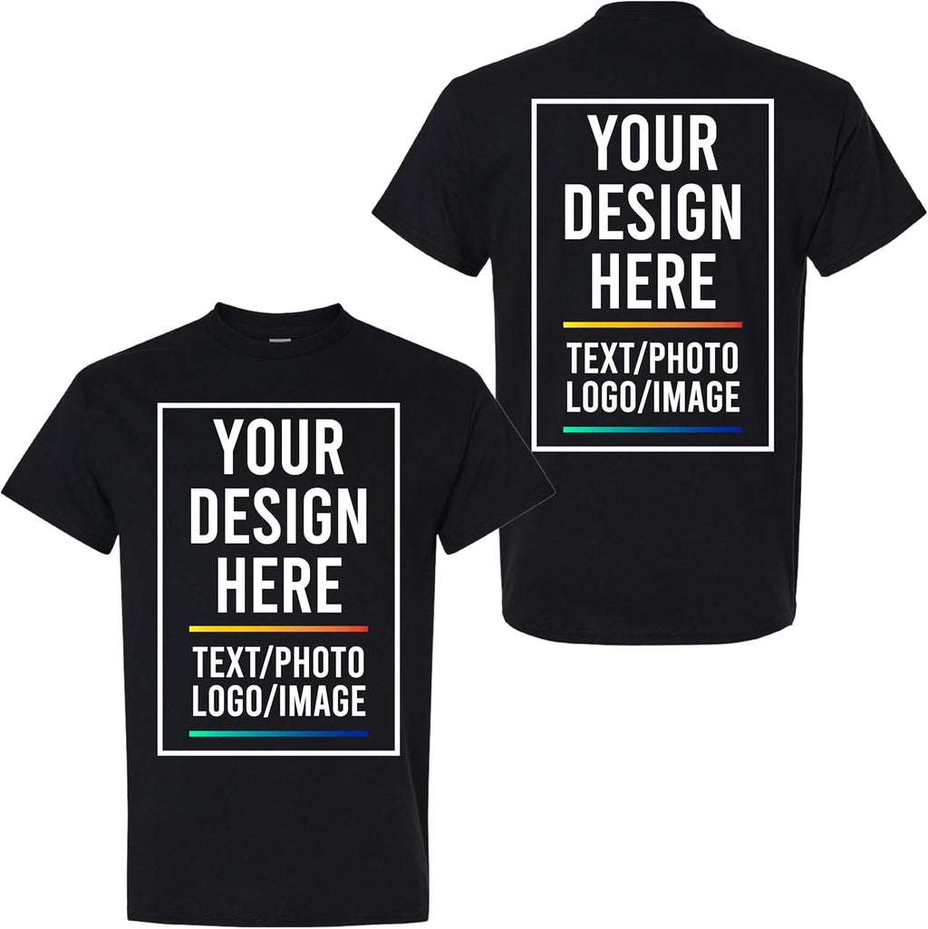 Custom with Image Text Design Your Own Unisex Cotton - Adult & Kids T-Shirts, Sweatshirts & Hoodies apparel design preview 1