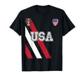 American Soccer Jersey Usa Flag T-Shirt - Graphic Print for Adults - T-Shirt, Sweatshirt, Hoodie