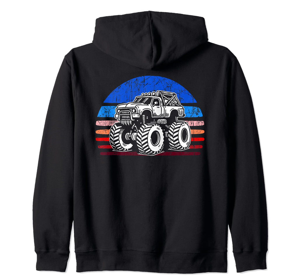Monster Truck Dad Fathers Day Sweatshirt - Minimalist Print for Adults - T-Shirt, Sweatshirt, Hoodie