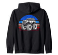 Monster Truck Dad Fathers Day Sweatshirt - Minimalist Print for Adults - T-Shirt, Sweatshirt, Hoodie