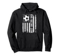 Best Soccer Dad Soccer Daddy Us Flag Hoodie - Minimalist Print Men Women - T-Shirt, Sweatshirt, Hoodie