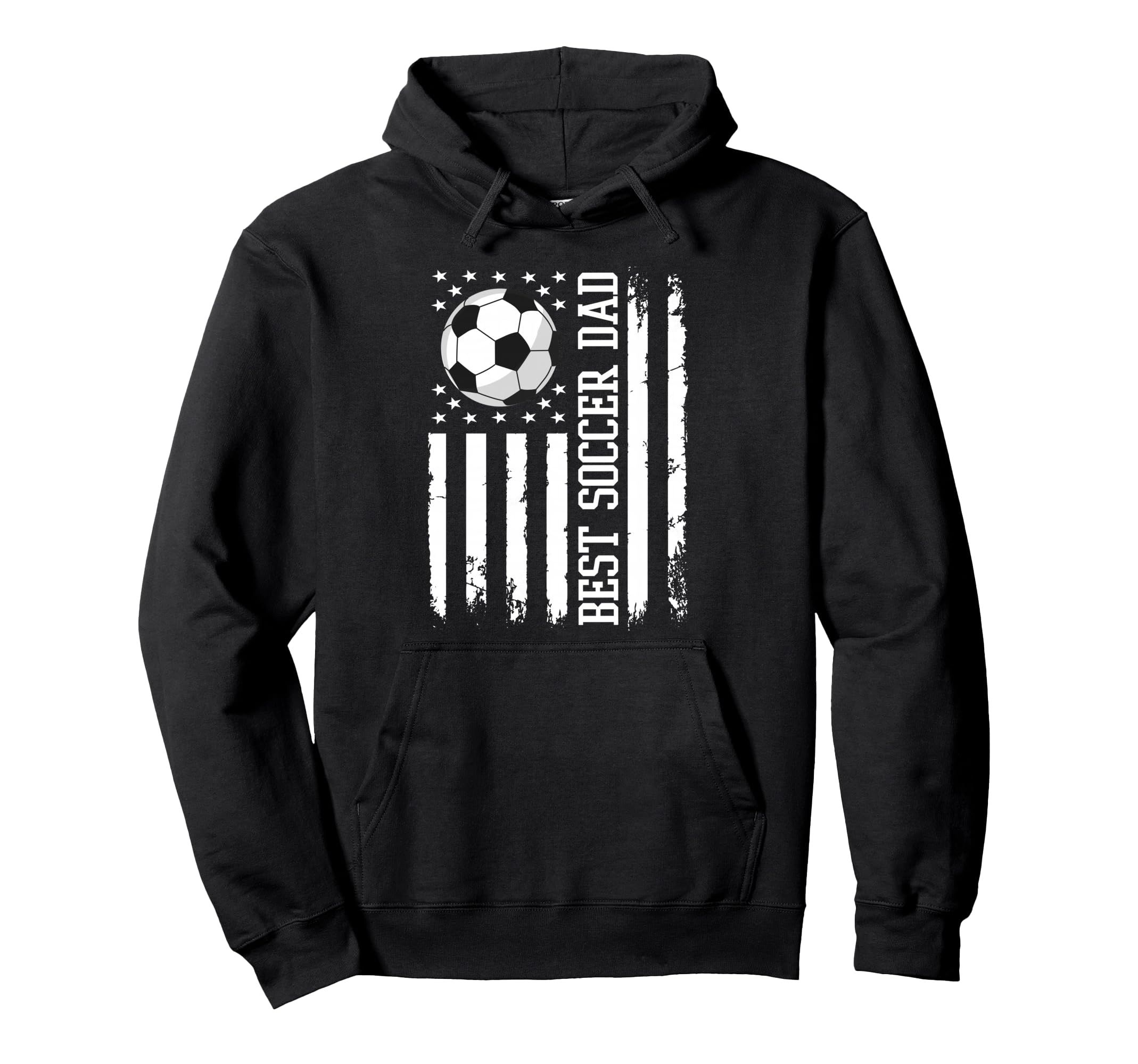 Best Soccer Dad Soccer Daddy Us Flag Hoodie - Minimalist Print Men Women - T-Shirt, Sweatshirt, Hoodie