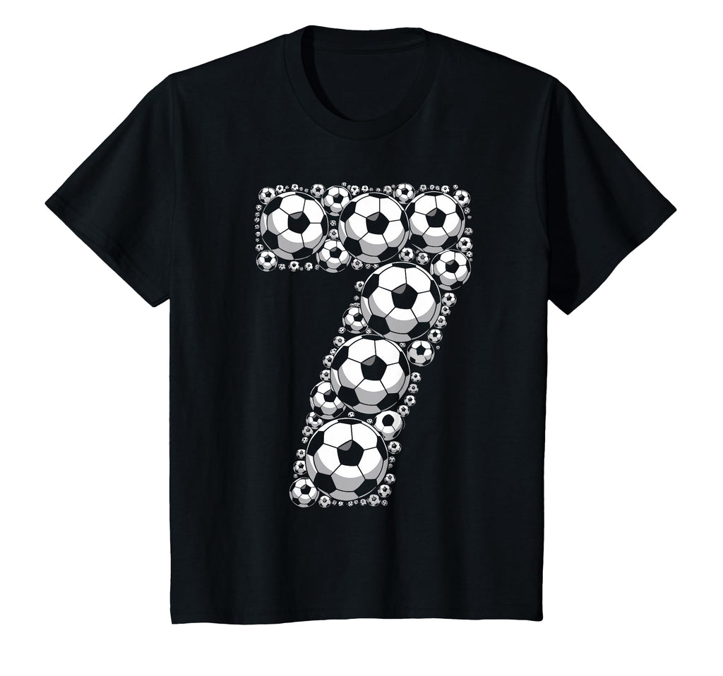 7 Year Old Soccer Birthday Funny 7Th T-Shirt - Novelty Apparel Men Women - T-Shirt, Sweatshirt, Hoodie