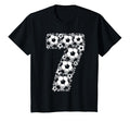 7 Year Old Soccer Birthday Funny T-Shirt - Fun Novelty Design for Adults - T-Shirt, Sweatshirt, Hoodie