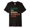 Mens Husband Dad Grandpa 65 Year T-Shirt - Fun Novelty Design Men Women - T-Shirt, Sweatshirt, Hoodie