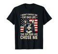 Mens Cat Dad Life Chose Me Funny T-Shirt - Fun Novelty Design for Adults - T-Shirt, Sweatshirt, Hoodie