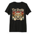 Cat Daddy Sunglasses Cat Dad Papa Tri T-Shirt - Minimalist Print Men Women - T-Shirt, Sweatshirt, Hoodie