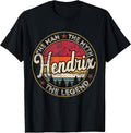 Hendrix First Name Personalized Vintage Retro - Adult & Kids T-Shirts, Sweatshirts & Hoodies apparel design preview 1