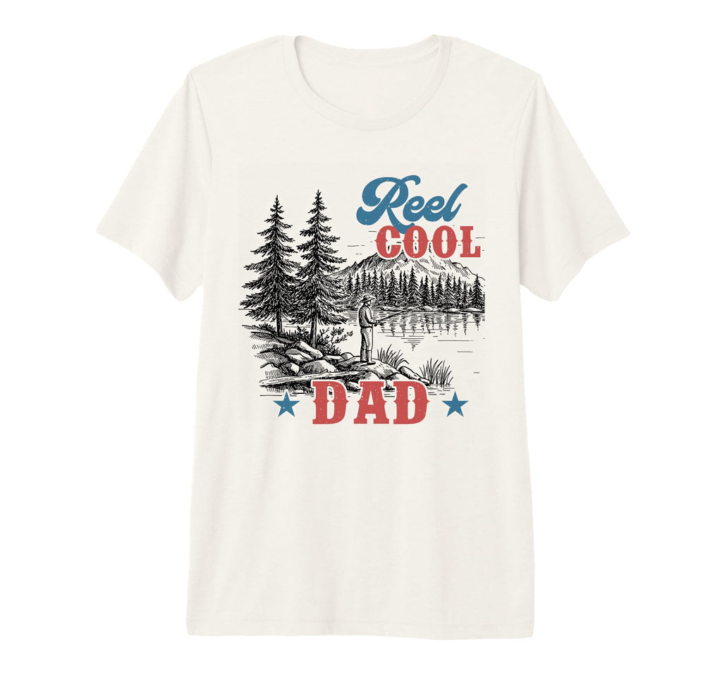 Mens Reel Daddy Fathers Day Fishing Dad T-Shirt - Aesthetic Graphic Unisex - T-Shirt, Sweatshirt, Hoodie