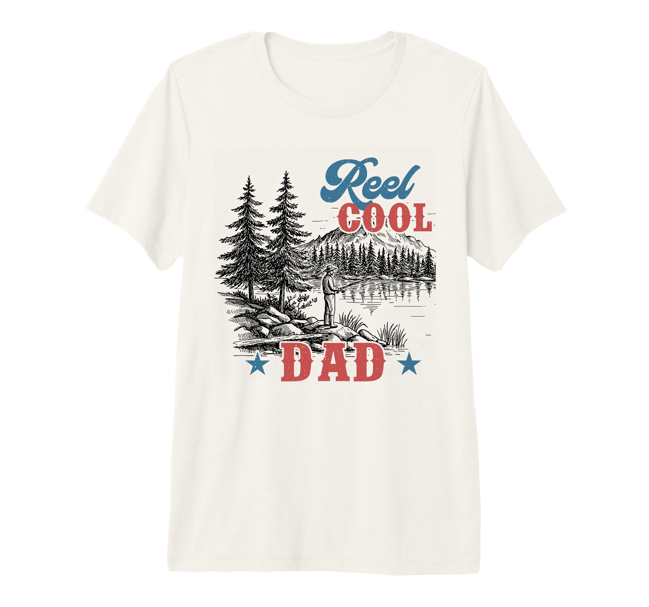 Mens Reel Daddy Fathers Day Fishing Dad T-Shirt - Aesthetic Graphic Unisex - T-Shirt, Sweatshirt, Hoodie
