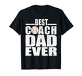 Mens Best Baseball Coach Dad Ever T-Shirt - Aesthetic Graphic for Adults - T-Shirt, Sweatshirt, Hoodie