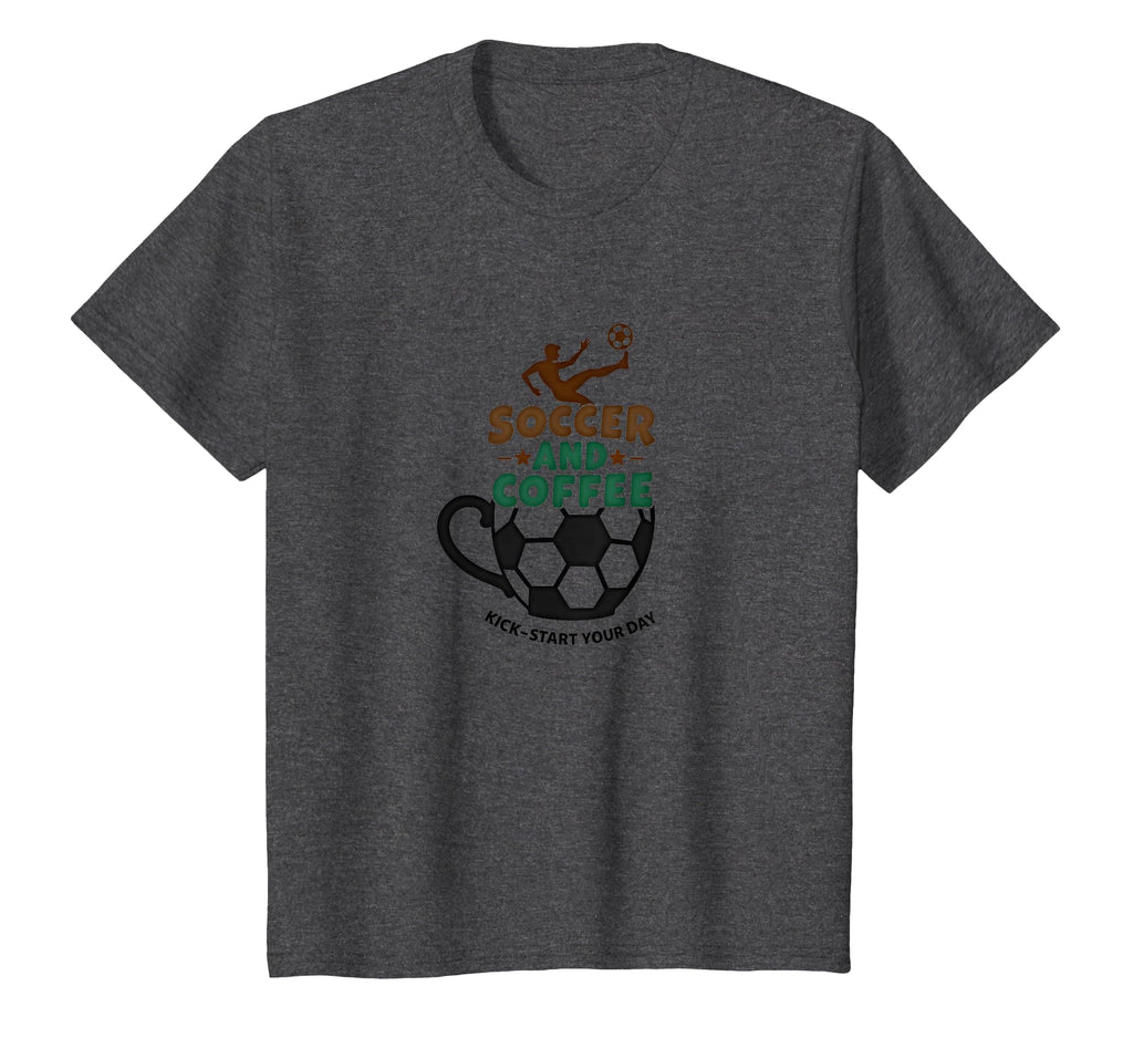Soccer Mom Soccer And Coffee Kick Sweatshirt - Custom Art Print Unisex - T-Shirt, Sweatshirt, Hoodie