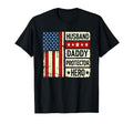 Husband Daddy Protector Hero Fathers Day T-Shirt - Unique Graphic Unisex - T-Shirt, Sweatshirt, Hoodie