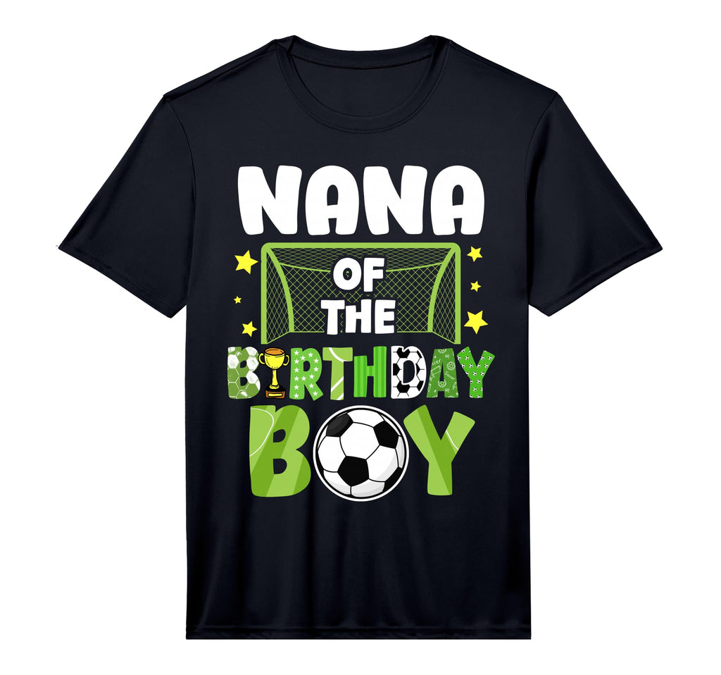 Mens Soccer Nana Birthday Party T-Shirt - Aesthetic Graphic for Adults - T-Shirt, Sweatshirt, Hoodie