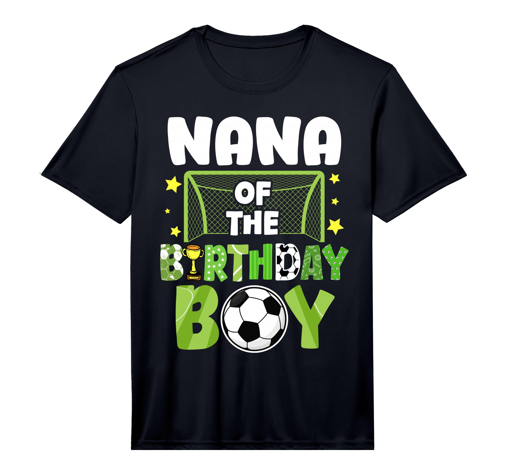 Mens Soccer Nana Birthday Party T-Shirt - Aesthetic Graphic for Adults - T-Shirt, Sweatshirt, Hoodie