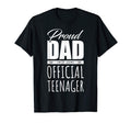 Teenager Dad Teenager Proud Father T-Shirt - Minimalist Print for Adults - T-Shirt, Sweatshirt, Hoodie