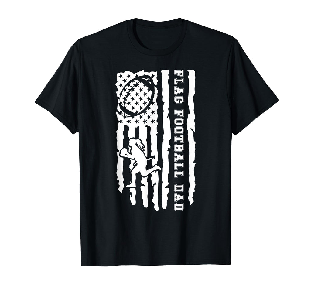 Flag Football Dad Flag Football Player T-Shirt - Novelty Apparel Unisex - T-Shirt, Sweatshirt, Hoodie